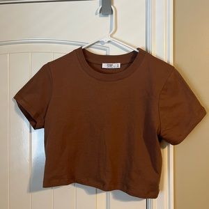 Light Brown Crop Top